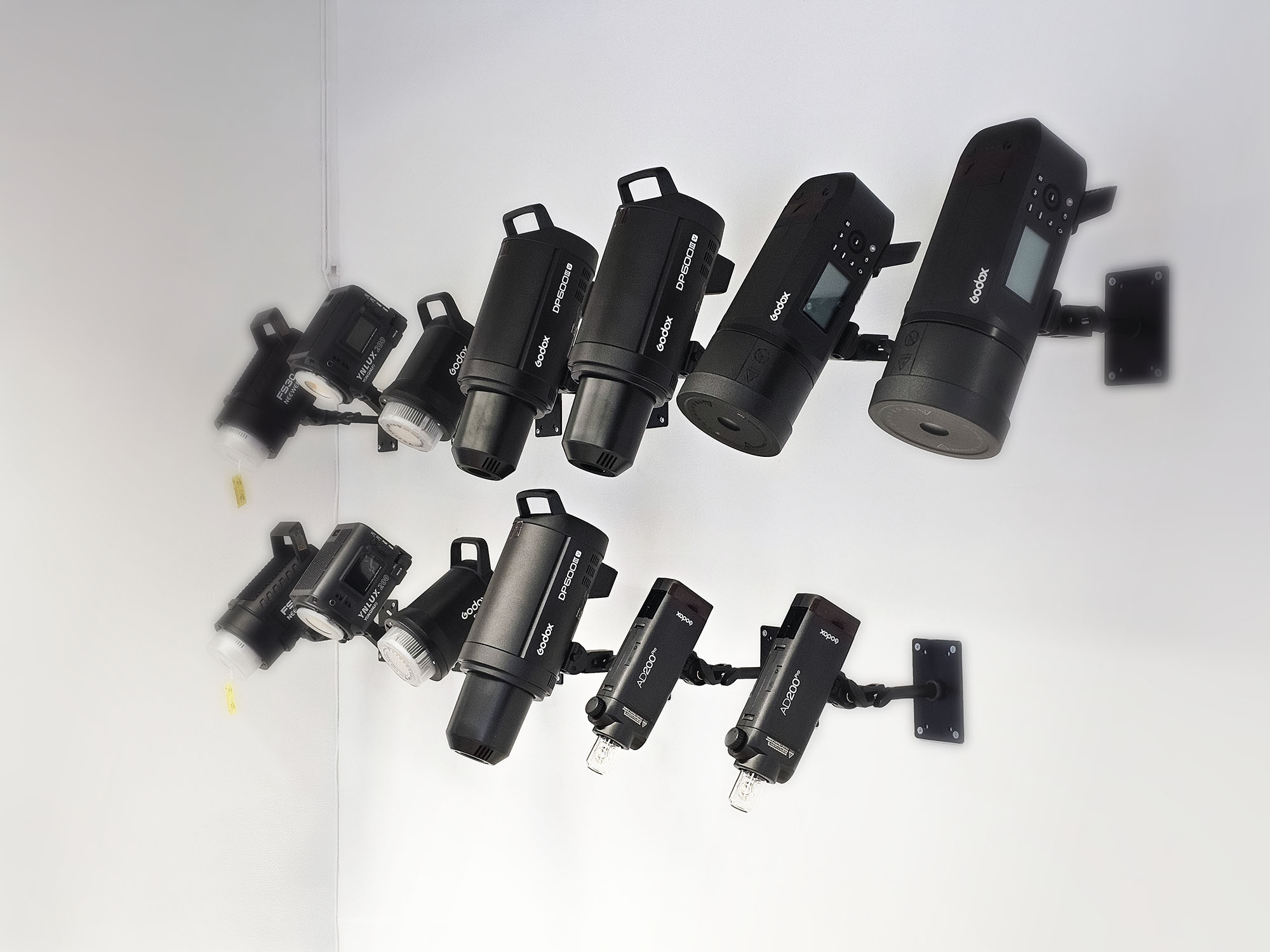 Professional Godox studio strobes at Studio BoenkOp Aalst